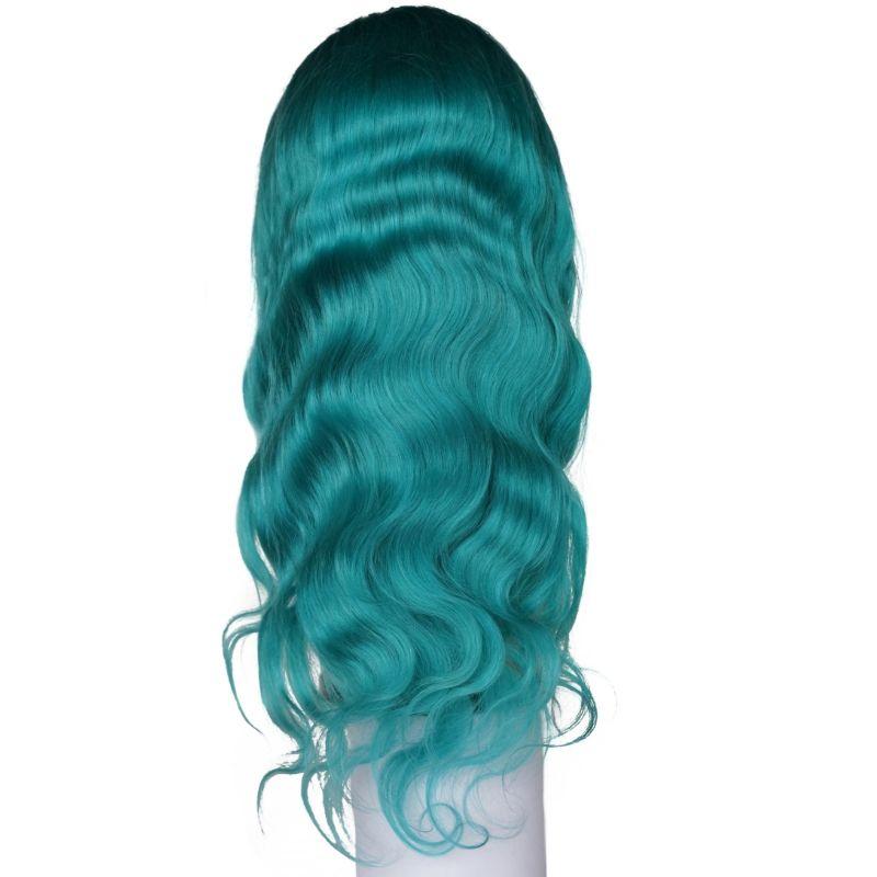 Teal Temptress Front Lace Wig